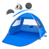 EchoSmile pop-up beach tent setup in seconds for quick family shade.