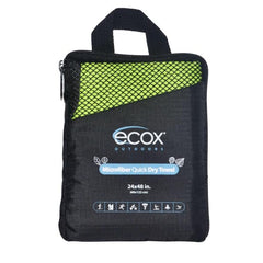 ecox Outdoors mesh bag packaging for quick drying and storage