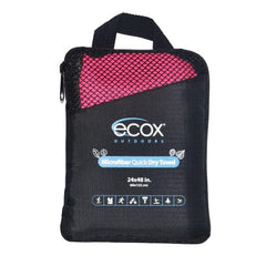 Ecox Outdoors towel hanging clip for easy air drying between uses