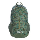 Eddie Bauer Stowaway Packable 20L backpack folded compactly for travel and storage.