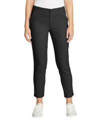 Eddie Bauer women's UPF 50+ Horizon pant front view with straight ankle fit and sun protection