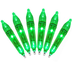 Edearkar green underwater fishing light attached to boat dock