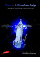 Blue glow underwater lure for tuna and swordfish