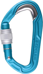 EDELRID Bulletproof Screw Icemint – side view highlighting screw gate and lightweight design.