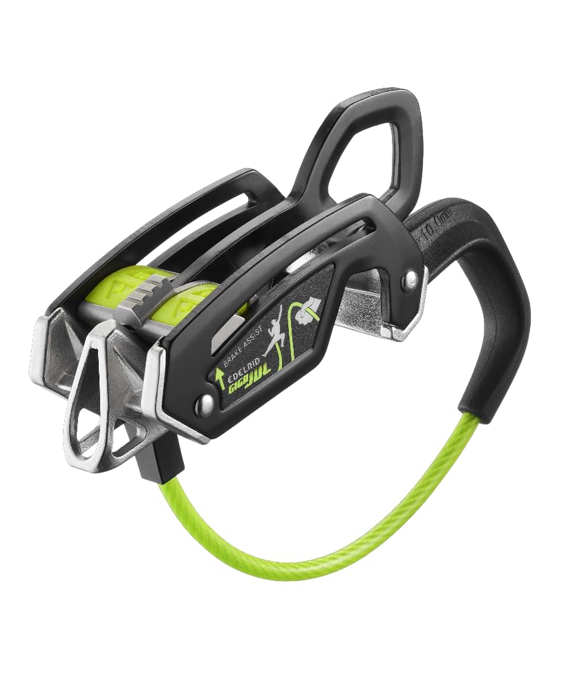 Edelrid Giga Jul easy-release for quick partner pickup during ascent