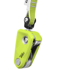 EDELRID Ohm II fuse device swivel joint enhances movement and handling