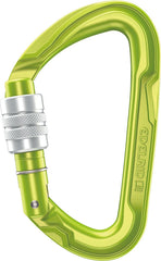 EDELRID Pure Screw rope support surface minimizes wear on rope and gear.
