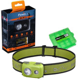 EdisonBright Fenix HL16 headlamp front view for hands-free trail lighting.