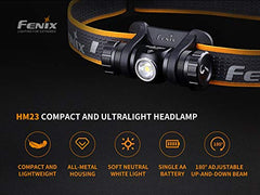 EdisonBright Fenix HM23 IP68 waterproof for wet or rugged environments.