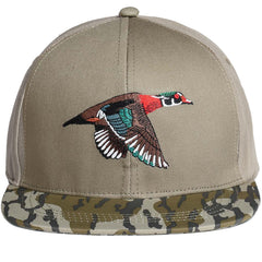 EDTREK Elite Youth Country Hat side view shows bottomland camo for rugged outdoor style