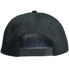 EDTREK snapback brim detail shows water-repellent camo brim for varying weather.