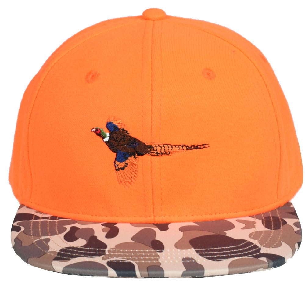EDTREK Outdoorsman snapback front pheasant embroidery highlights rugged outdoor style