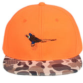 EDTREK Outdoorsman snapback front pheasant embroidery highlights rugged outdoor style