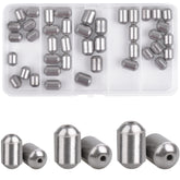 Egg Sinkers Kit 42pcs, 1/8 oz weight close-up