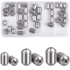 Egg Sinkers Kit 42pcs, 1/8 oz weight close-up