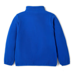 EIGIOO fleece jacket cuff-hem detail illustrates elastic binding for secure fit.