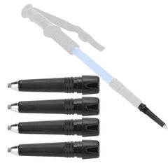 EIMSOAH universal carbide tip mounted on a trekking pole improving grip