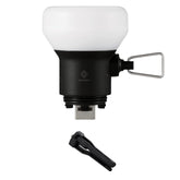 ELECOM NESTOUT LAMP-1 emits soft light with wide coverage for camping needs