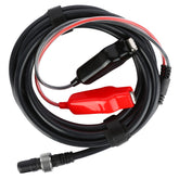 10ft electric fishing reel power cord with 2-pin connector close-up