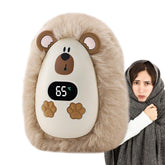 Electric Plush Hand Warmer with animal design provides cozy warmth on the go.