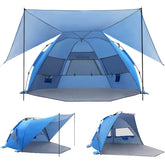 Elegear beach tent 360-degree canopy for versatile shade and sun protection