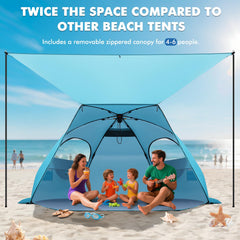 Elegear Beach Tent wind-stability highlights sturdy coastal performance.