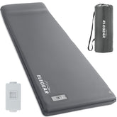 Elegear self-inflating sleeping pad pump-on demonstrates quick inflation and effortless setup.