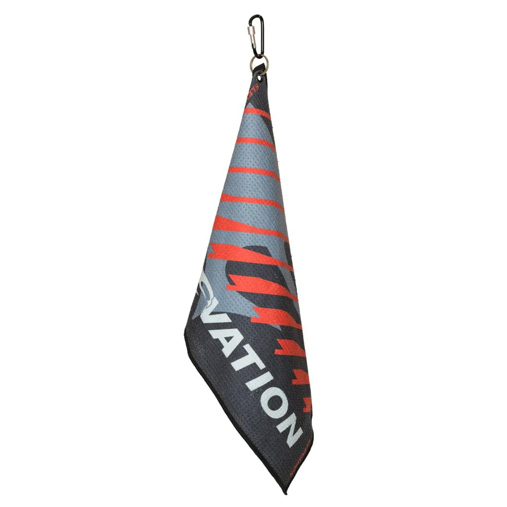Elevation Shooters Towel with ultra-absorbent microfiber for quick range drying.