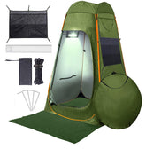 Elil camping shower tent setup for quick beach-changing privacy.