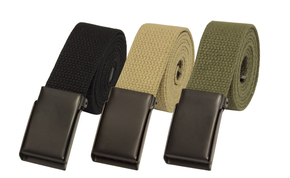 Elite Survival Systems 3 Pack Utility Belt in three colors for versatile everyday carry