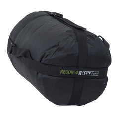Elite Survival Systems Recon 4 sleeping bag outer shell shows rugged durability for cold weather camping.