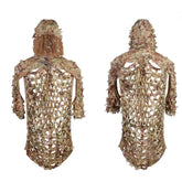 Elite Tribe Ghillie MC hood for stealth camouflage in woodland environments.