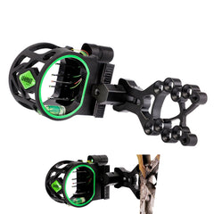 Elkrich archery bow sight aluminum body highlights durable construction for field use