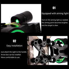 Elkrich sight allows horizontal and vertical adjustability for customized alignment