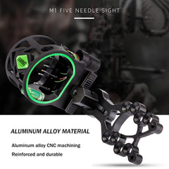 Elkrich bow sight light brightens pins for clearer targeting in low light