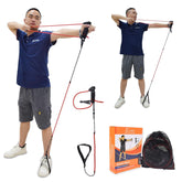 ELONG OUTDOOR archery trainer setup for safe practice and grip alignment.