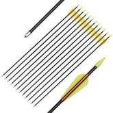 Elong Outdoor 12-pack arrows packaging for beginner archery practice indoors or outdoors.