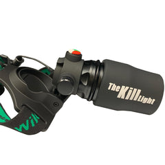 Elusive Wildlife headlamp zoom feature showing flood-to-spot beam