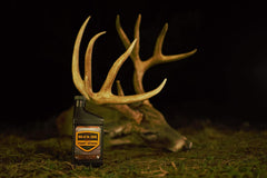Elusive Wildlife Buck Oil high viscosity glaze on corn demonstrates lasting coverage