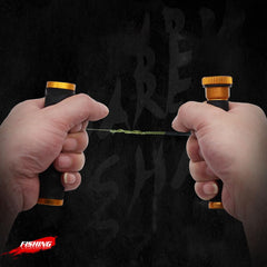 Elvaesther knot puller tool in use with anti-slip grip for secure handling