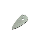 EmberLit Strike-A-Light Arrow Head steel close-up showing rugged spark capability.