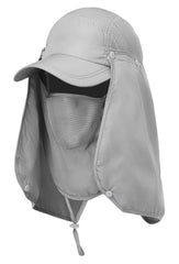 EMEM Apparel Sun Cap Fishing Hat showing 360-degree sun protection for outdoor adventures
