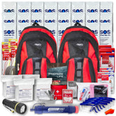 Emergency Zone 72-hour kit twin-bag design enables quick grab-and-go access.