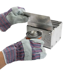 Emergency Zone compact stove design is easy to transport for outdoor cooking.