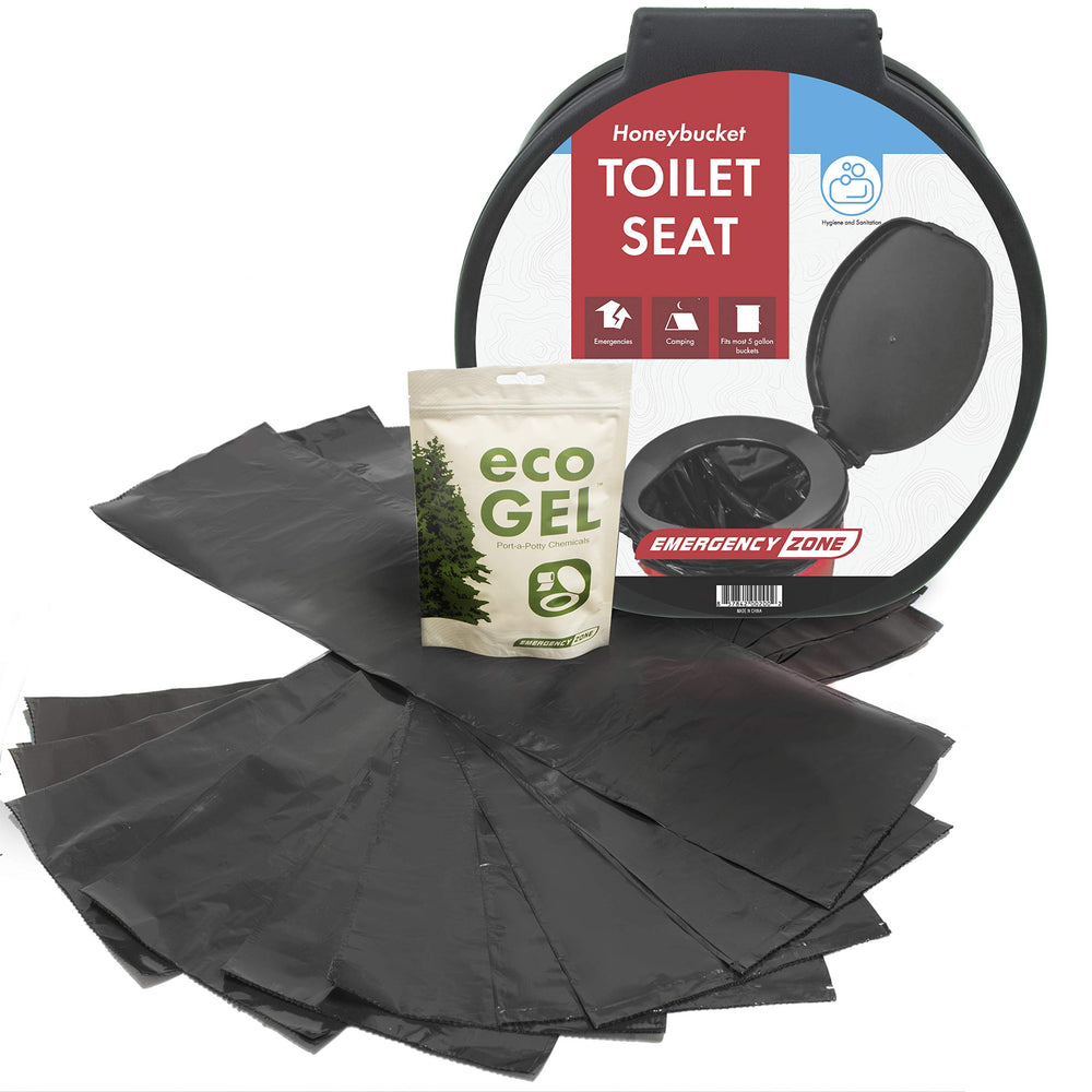 Emergency Zone Eco Gel sticks pack ready for camping waste treatment