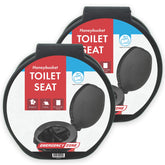 Emergency Zone Honey Bucket Seat compatibility with 3-5 gallon pails for quick setup.