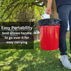 Emergency Zone Honey Bucket Seat with hygienic surface for easy cleaning
