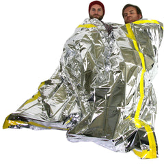 Emergency Zone 64 by 84 inch bag demonstrates wind protection in the field.