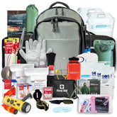 Emergency Zone Stealth Tactical bag shown discreetly in urban setting for stealth readiness