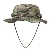 EmersonGear 9768 front view boonie hat with short brim for clear sun vision.